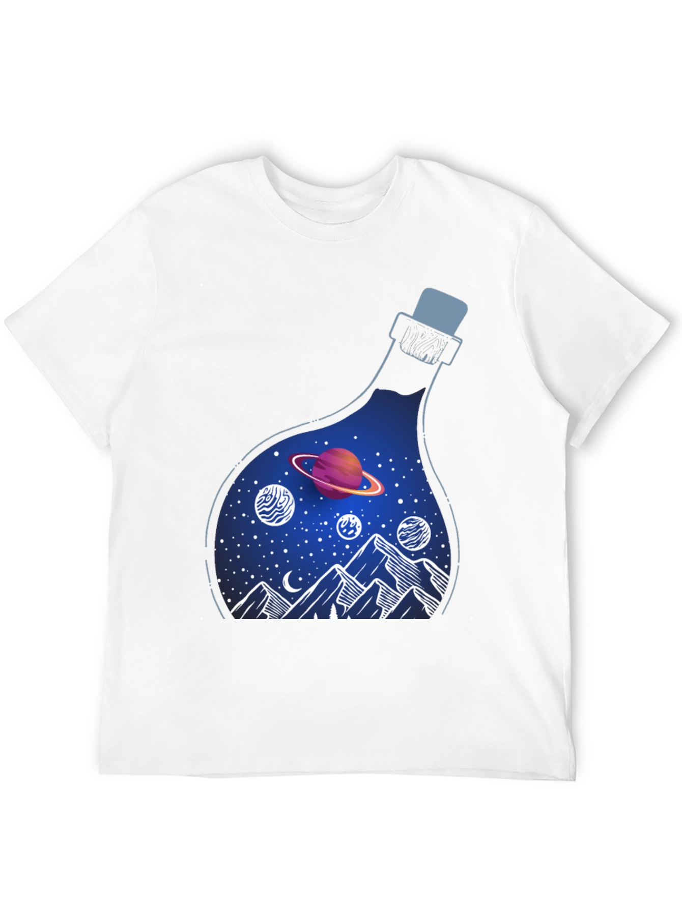 Cosmic Dreams T-Shirt: Galaxy in a Bottle