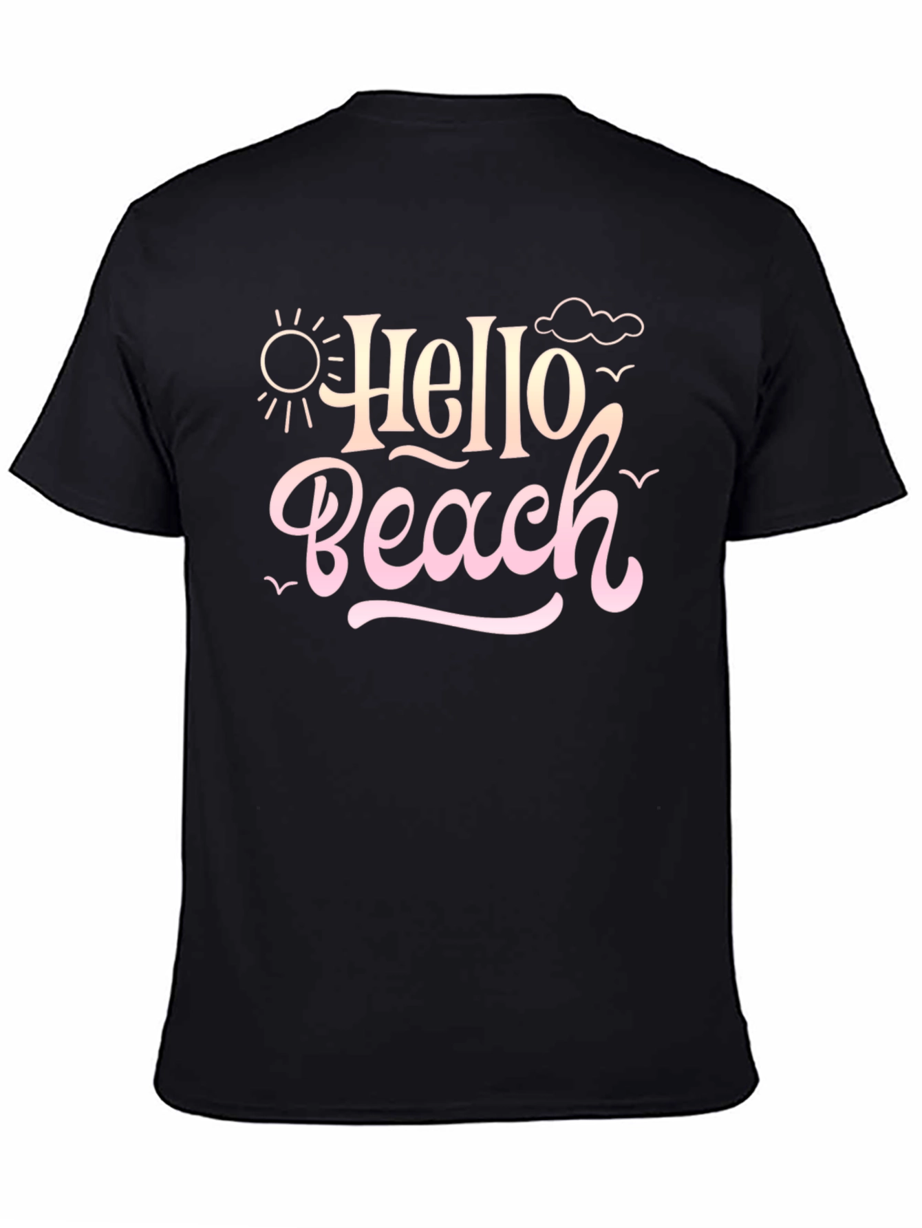 Hello Beach Graphic T-Shirt - Summer Ready