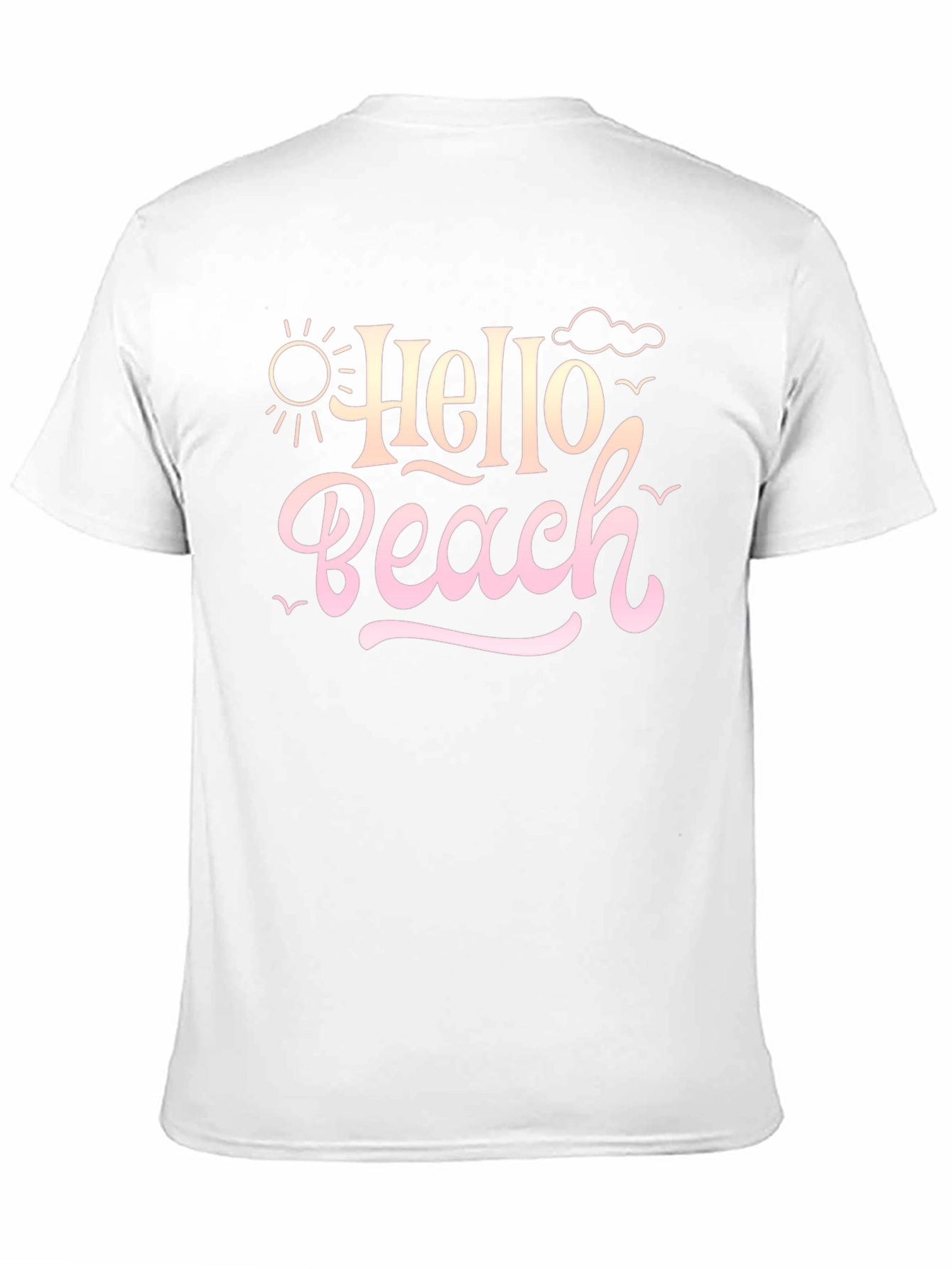 Hello Beach Graphic T-Shirt - Summer Ready