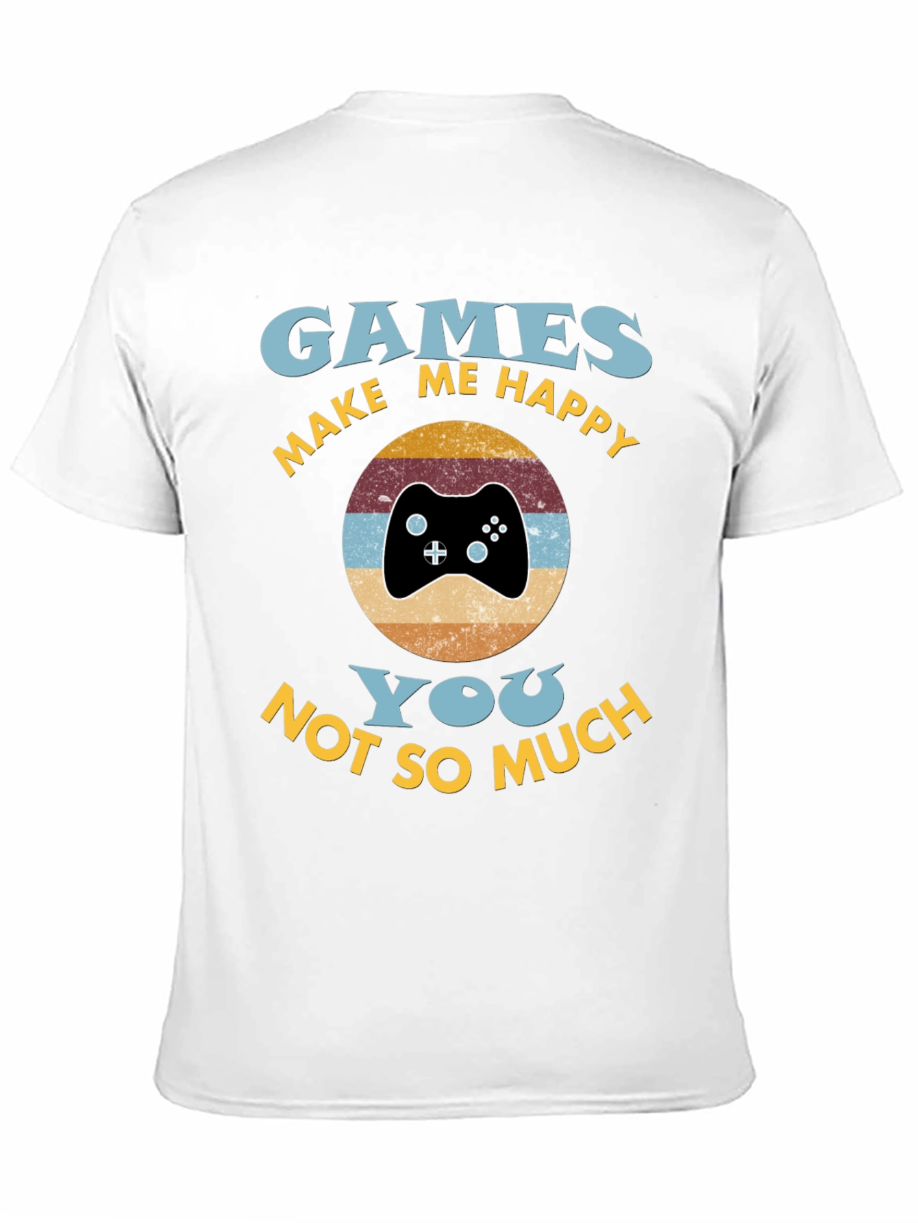 Games Make Me Happy Graphic Tee