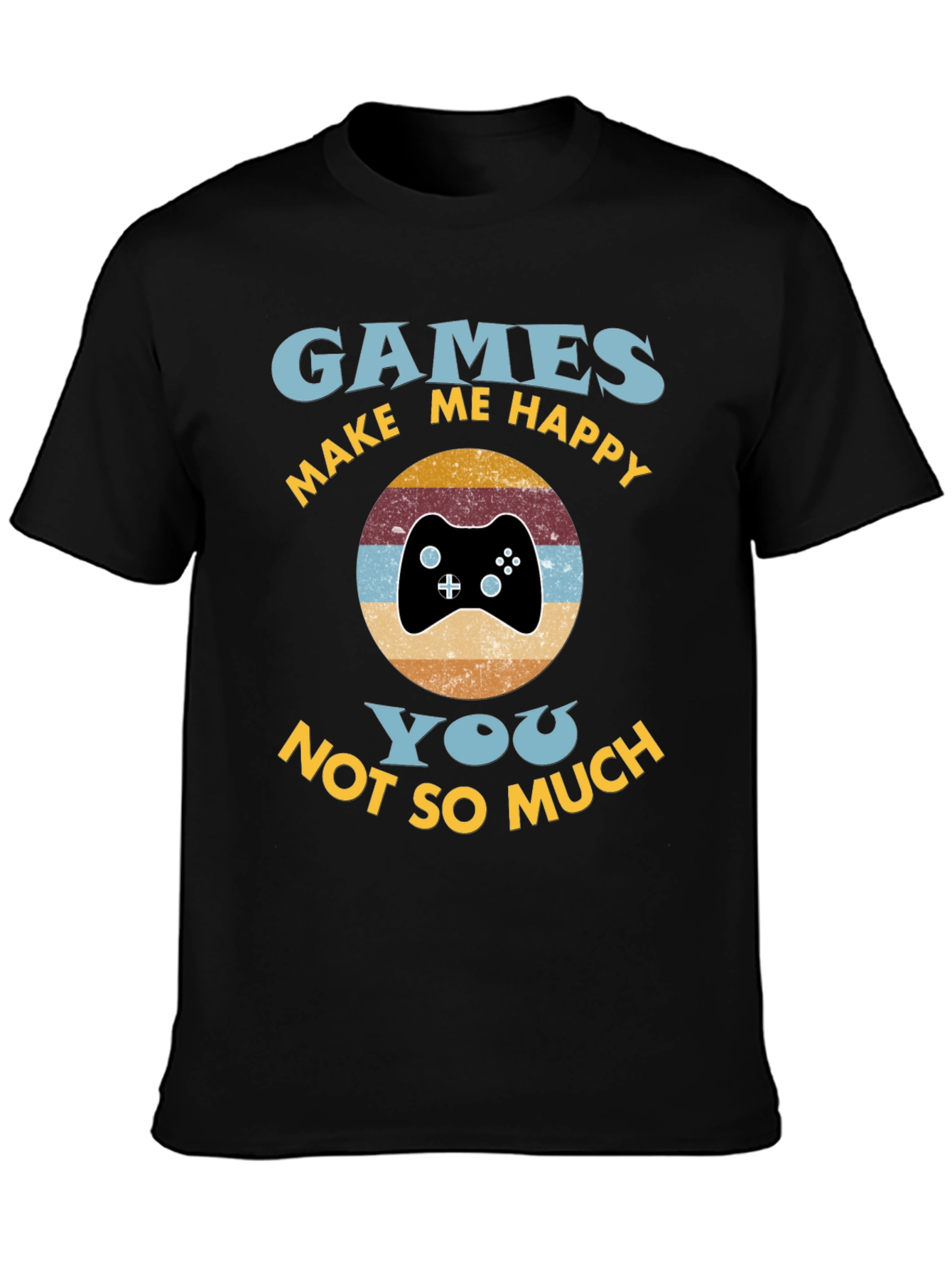 Games Make Me Happy Graphic Tee