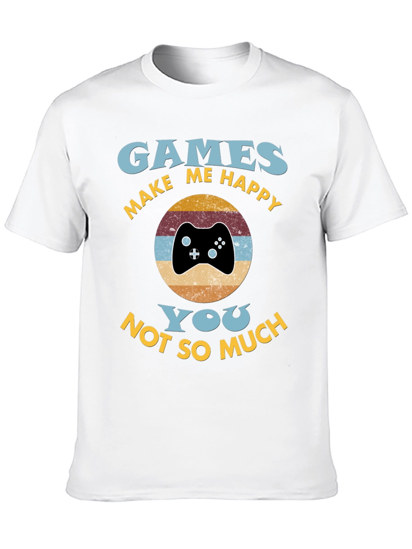 Games Make Me Happy Graphic Tee