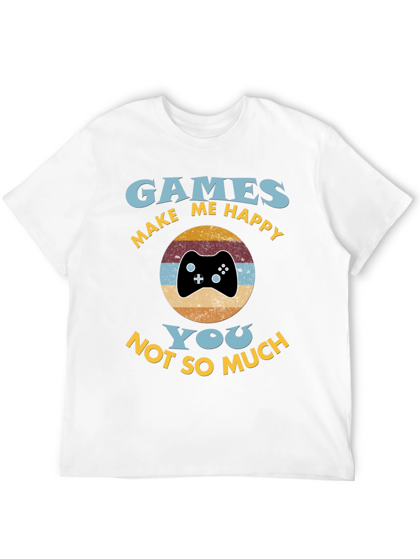 Games Make Me Happy Graphic Tee