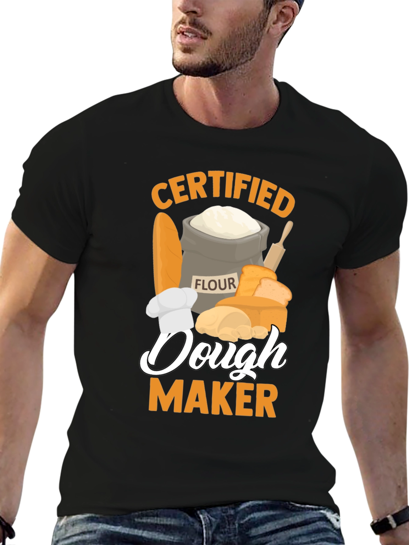 Certified Dough Maker T-Shirt - Bakers Apparel