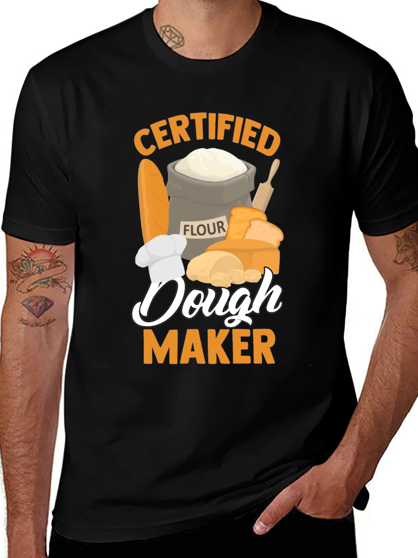 Certified Dough Maker T-Shirt - Bakers Apparel