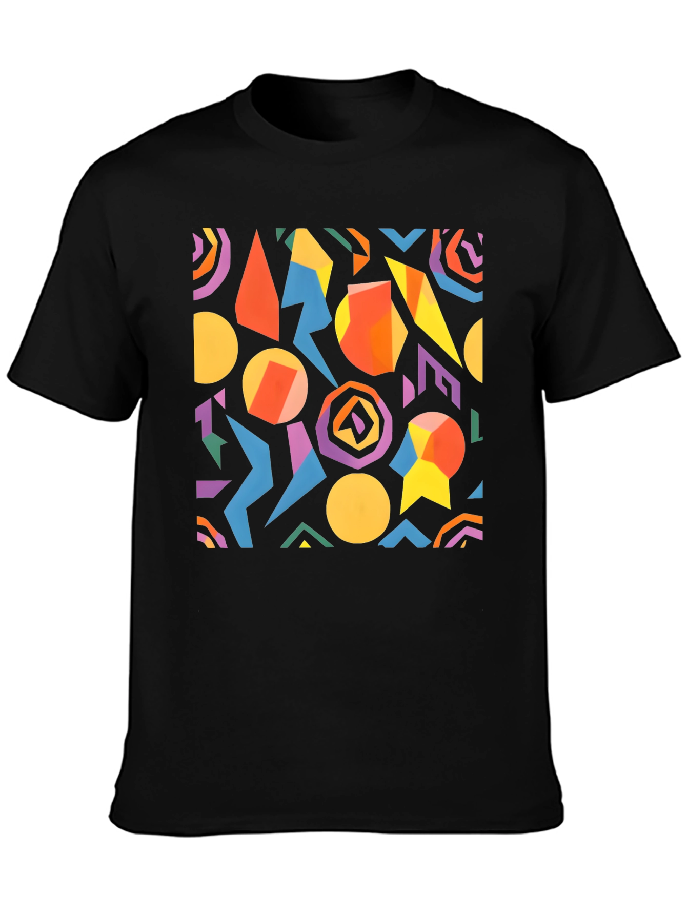 Bold Geometric Pattern T-Shirt