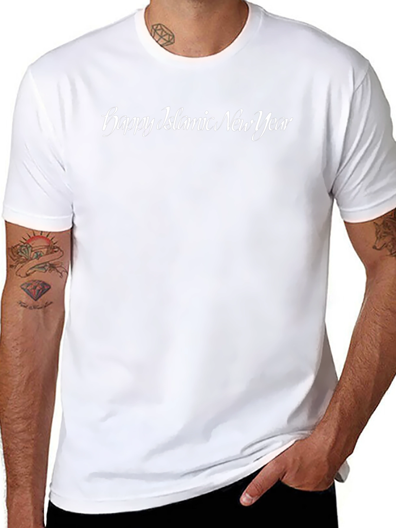 Happy Islamic New Year Black T-Shirt