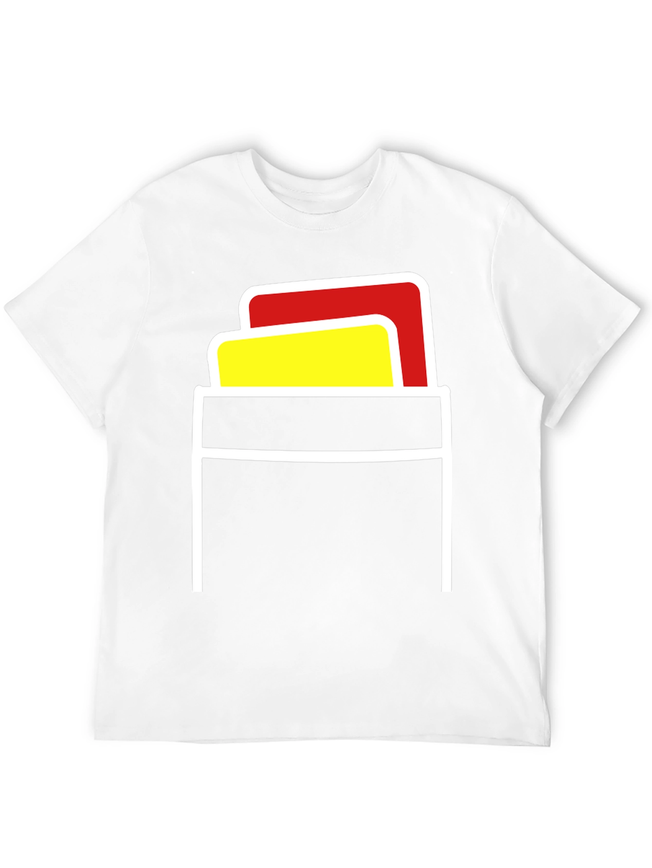 Referee Card Pocket T-Shirt - Black