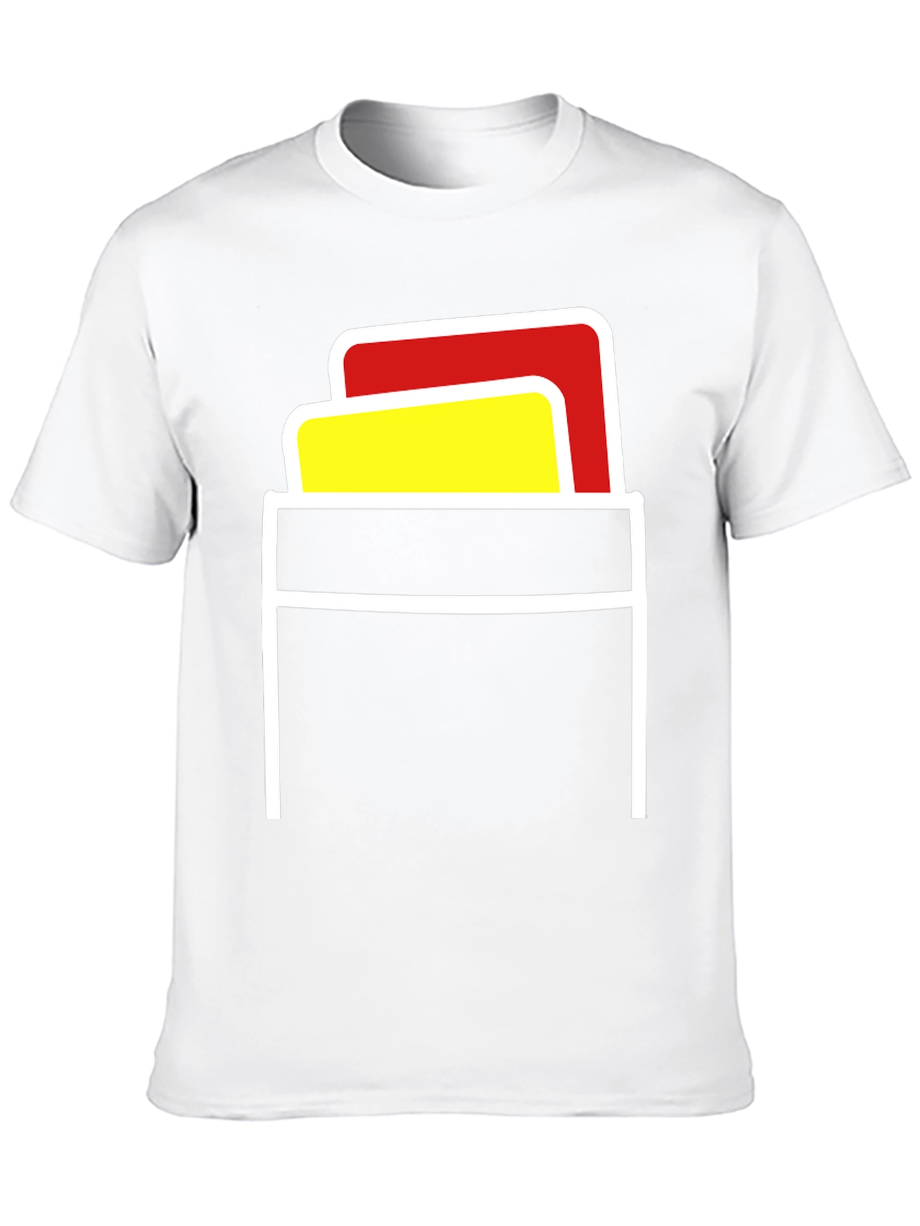 Referee Card Pocket T-Shirt - Black