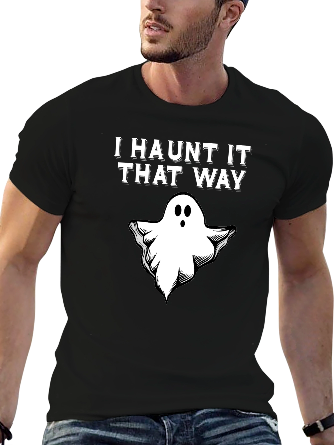 I Haunt It That Way Ghost T-Shirt