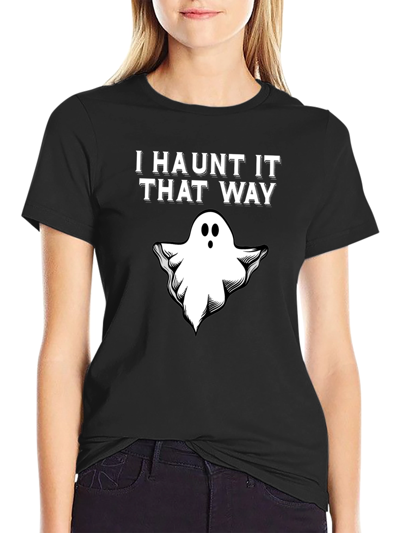 I Haunt It That Way Ghost T-Shirt