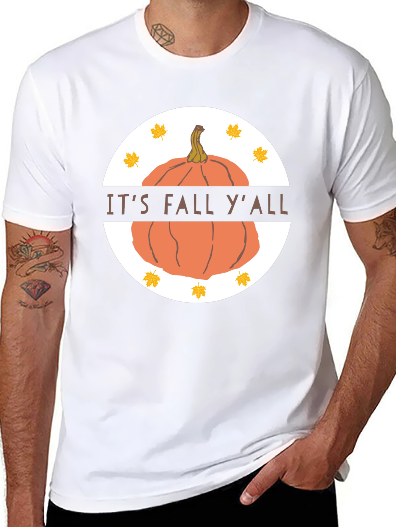 Its Fall Yall Pumpkin T-Shirt