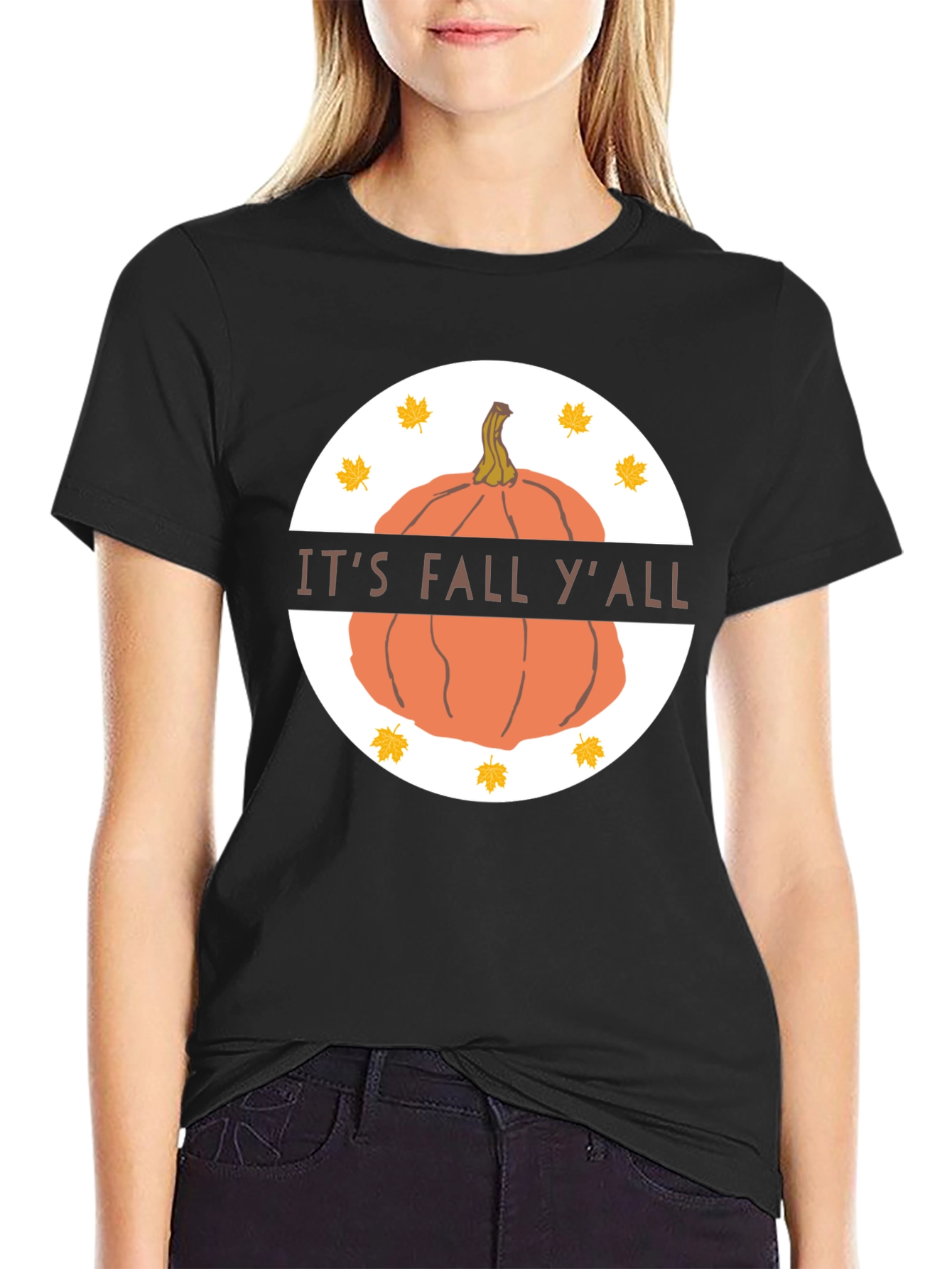 Its Fall Yall Pumpkin T-Shirt