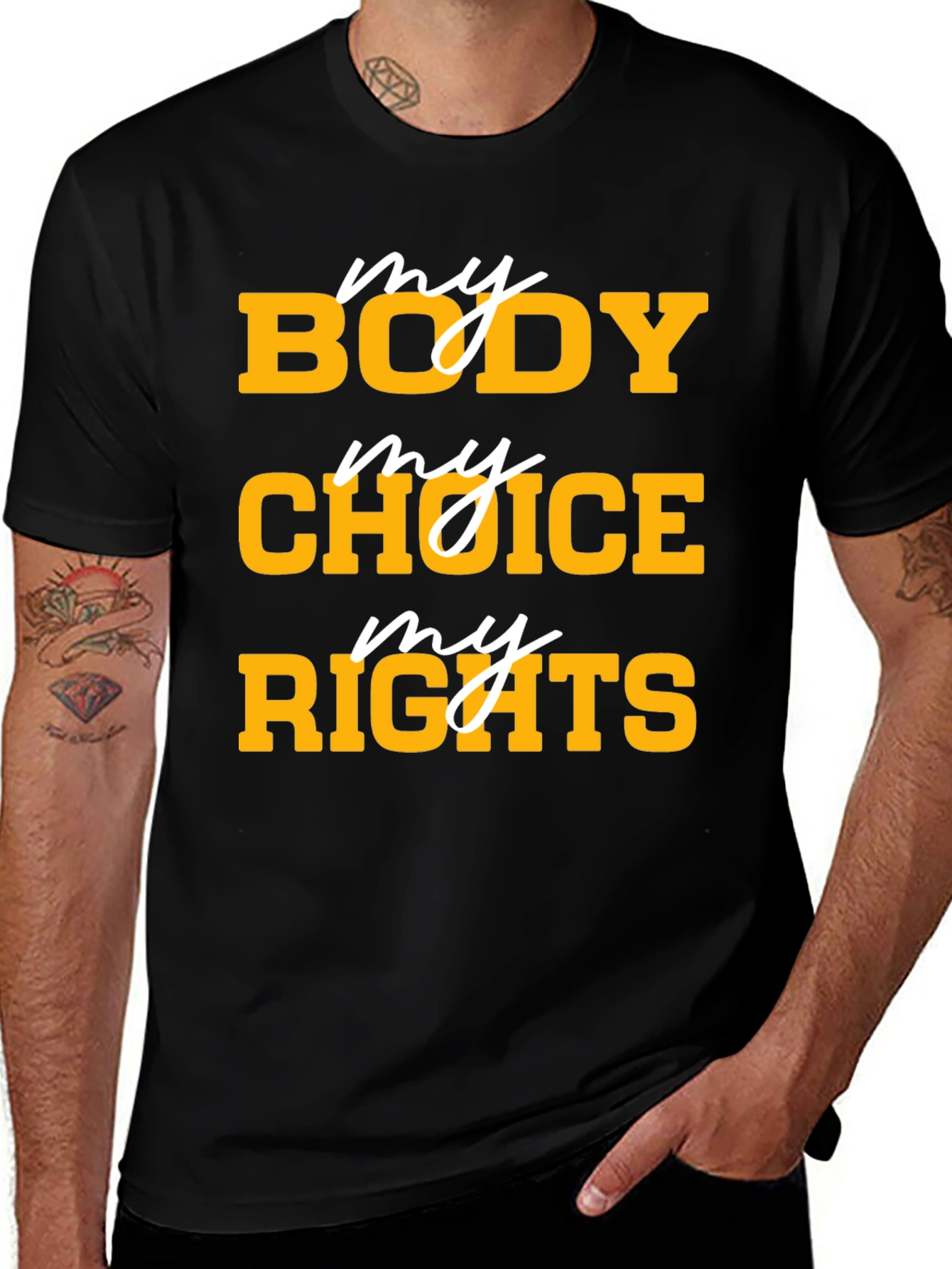 My Body My Choice My Rights Graphic T-Shirt