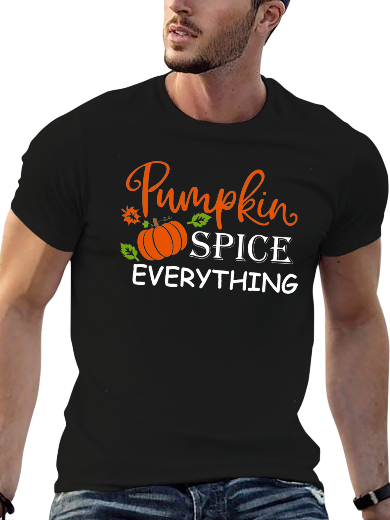 Pumpkin Spice Everything Black T-Shirt