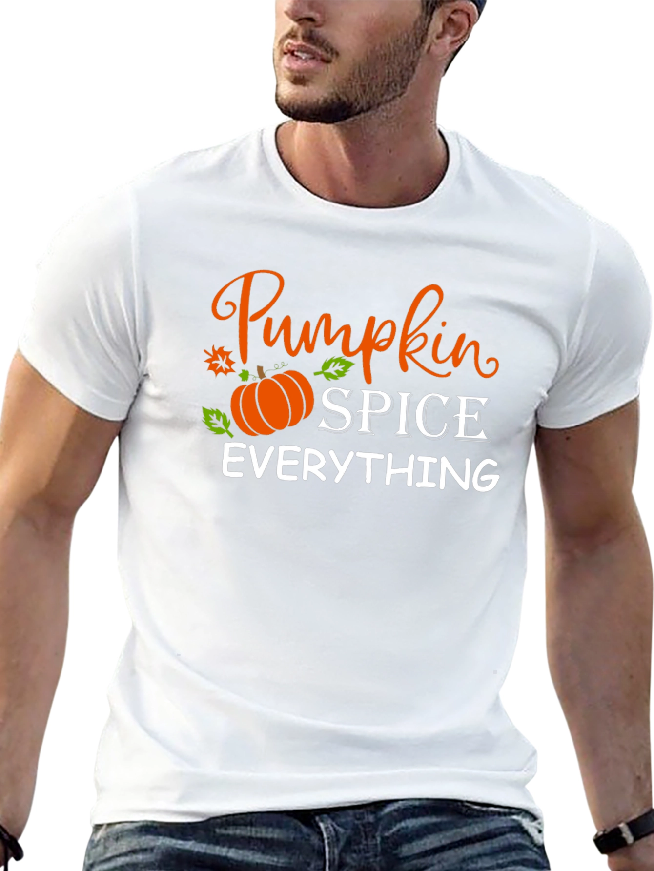 Pumpkin Spice Everything Black T-Shirt