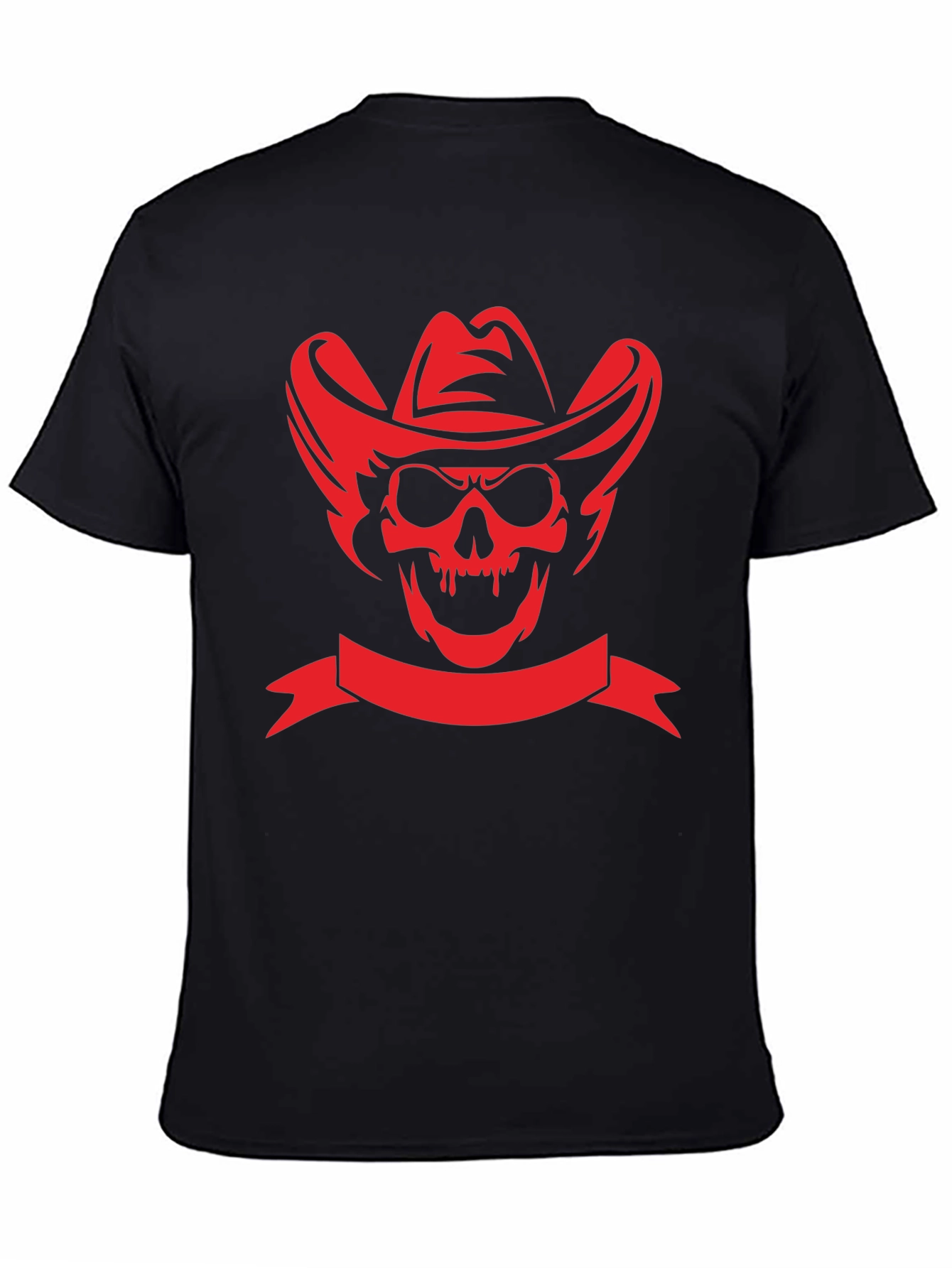 Cowboy Skull Black T-Shirt