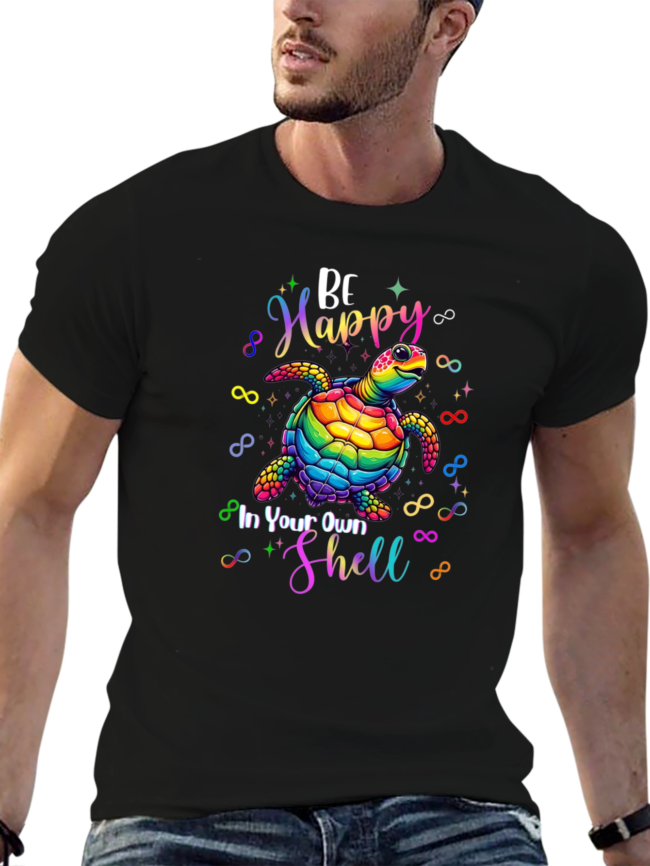 Be Happy In Your Own Shell Turtle T-Shirt
