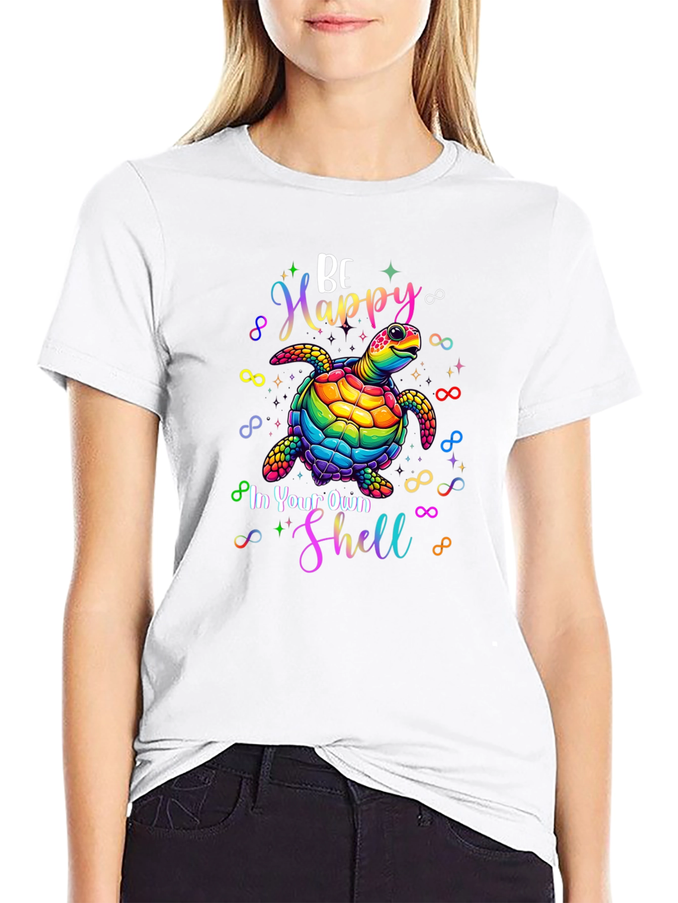 Be Happy In Your Own Shell Turtle T-Shirt