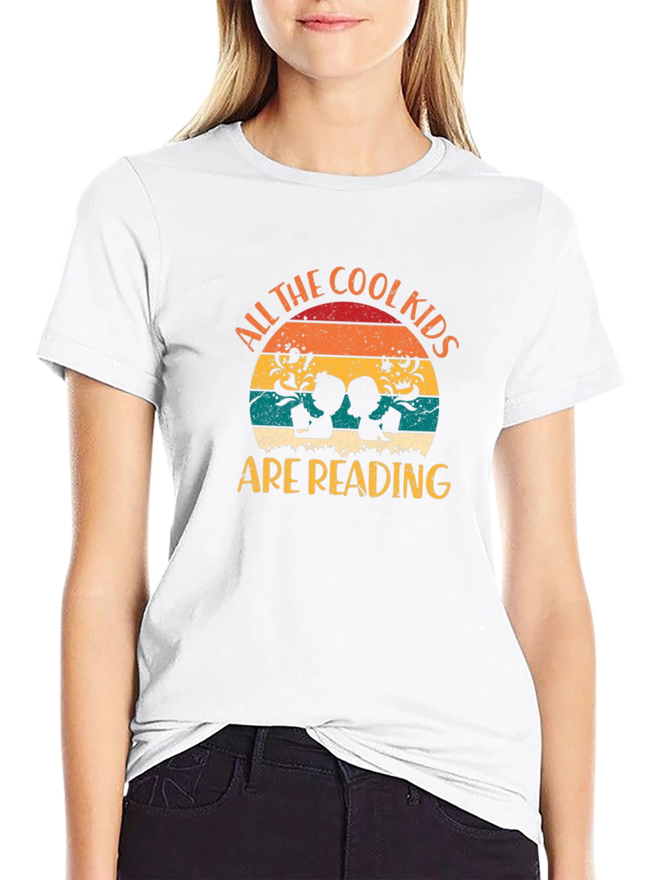 Cool Kids Reading Graphic T-Shirt