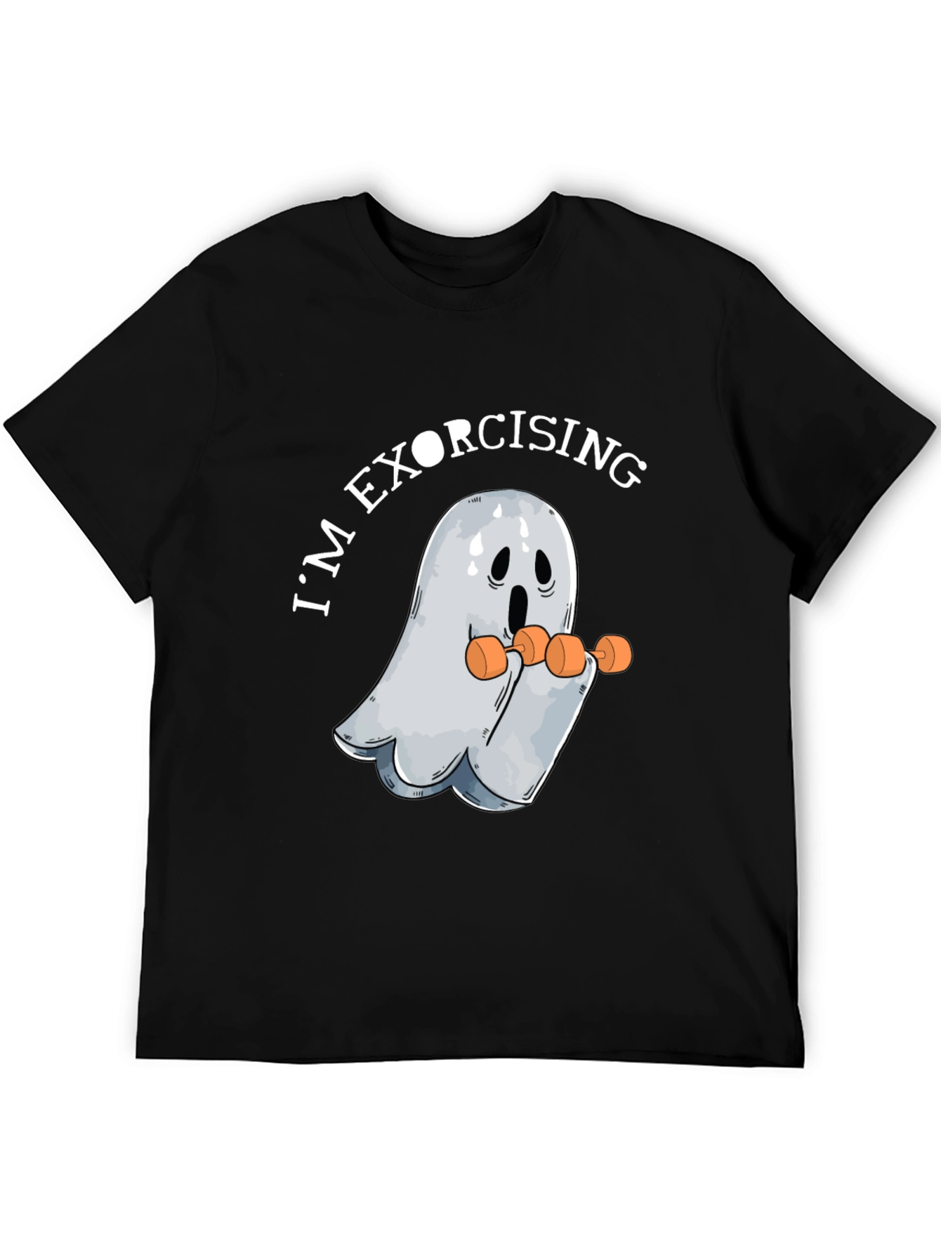 Im Exorcising Ghost Workout Graphic Tee