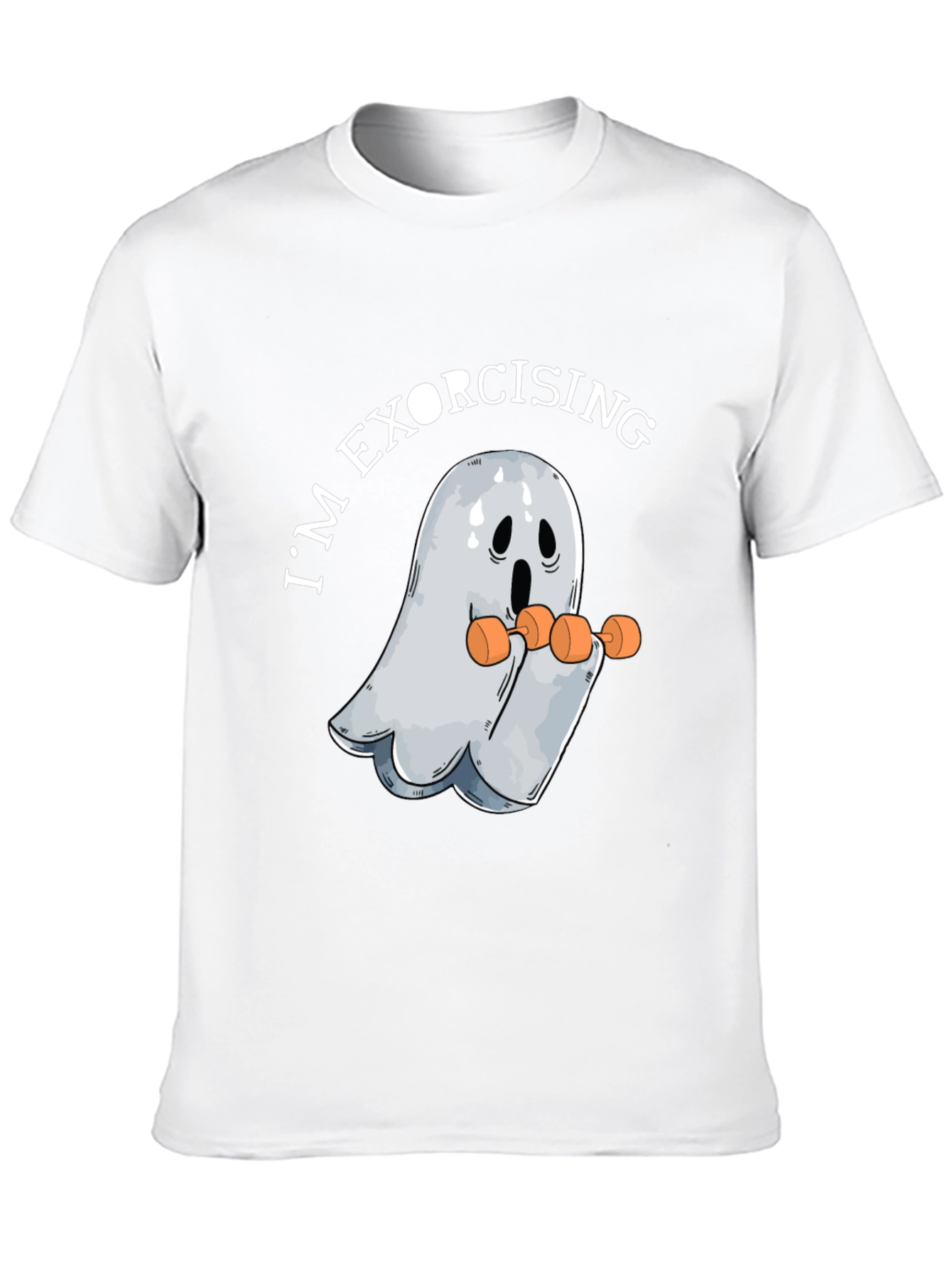 Im Exorcising Ghost Workout Graphic Tee