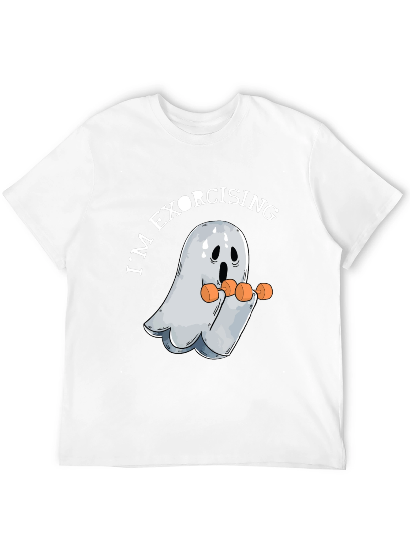 Im Exorcising Ghost Workout Graphic Tee
