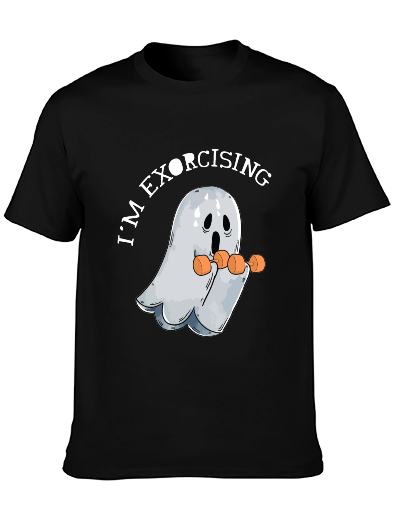 Im Exorcising Ghost Workout Graphic Tee