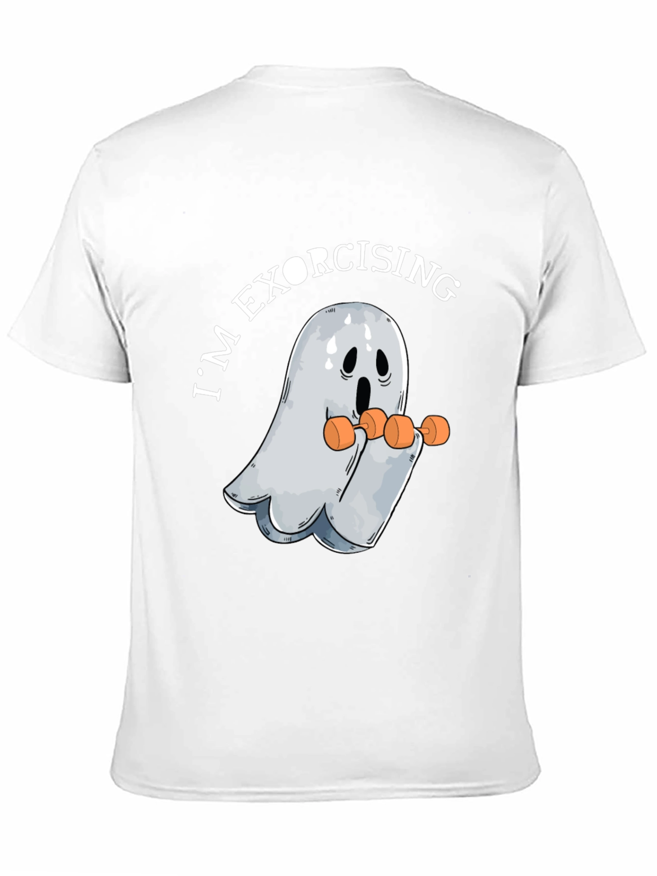 Im Exorcising Ghost Workout Graphic Tee