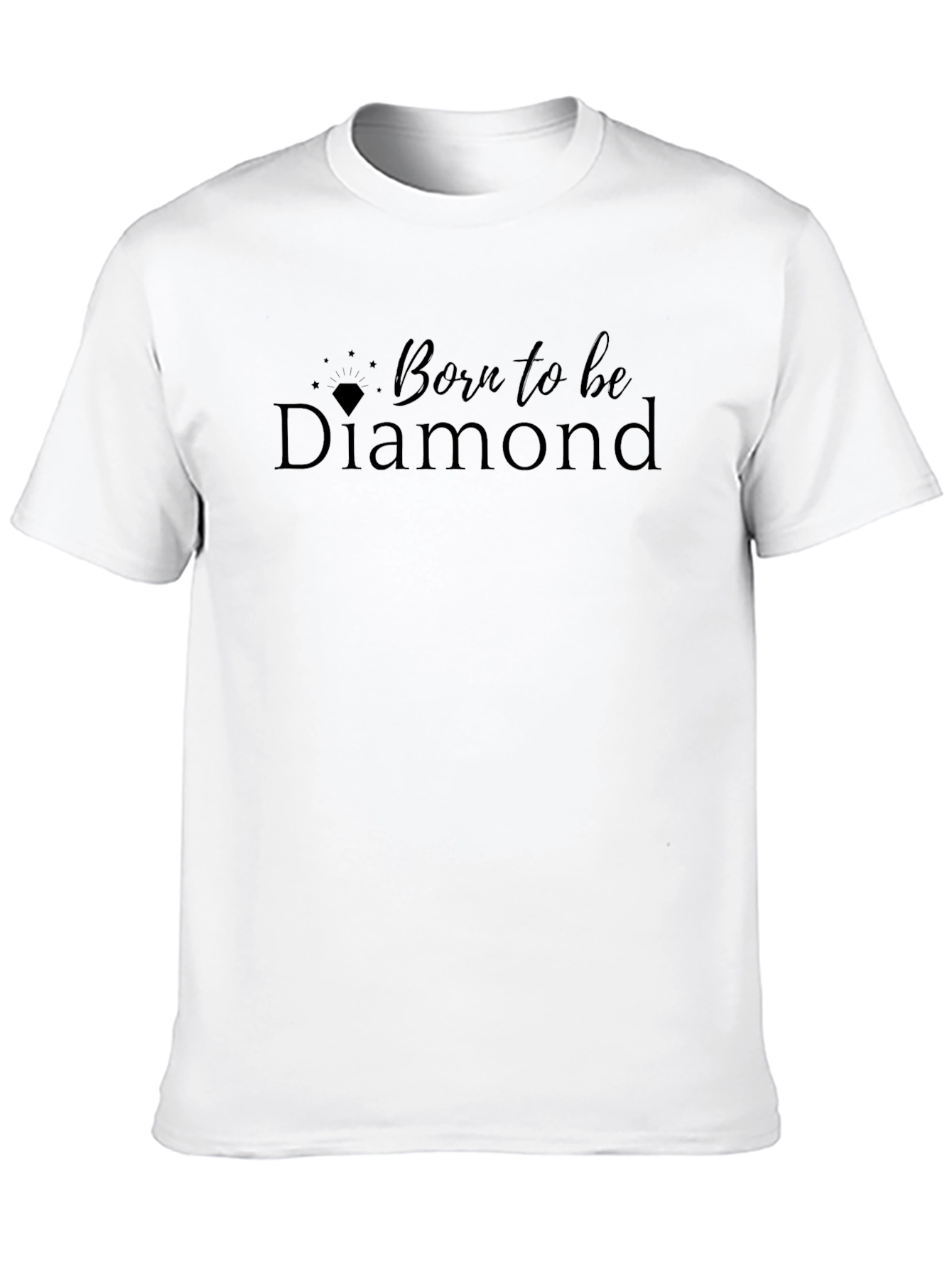 Born to be Diamond Black T-Shirt