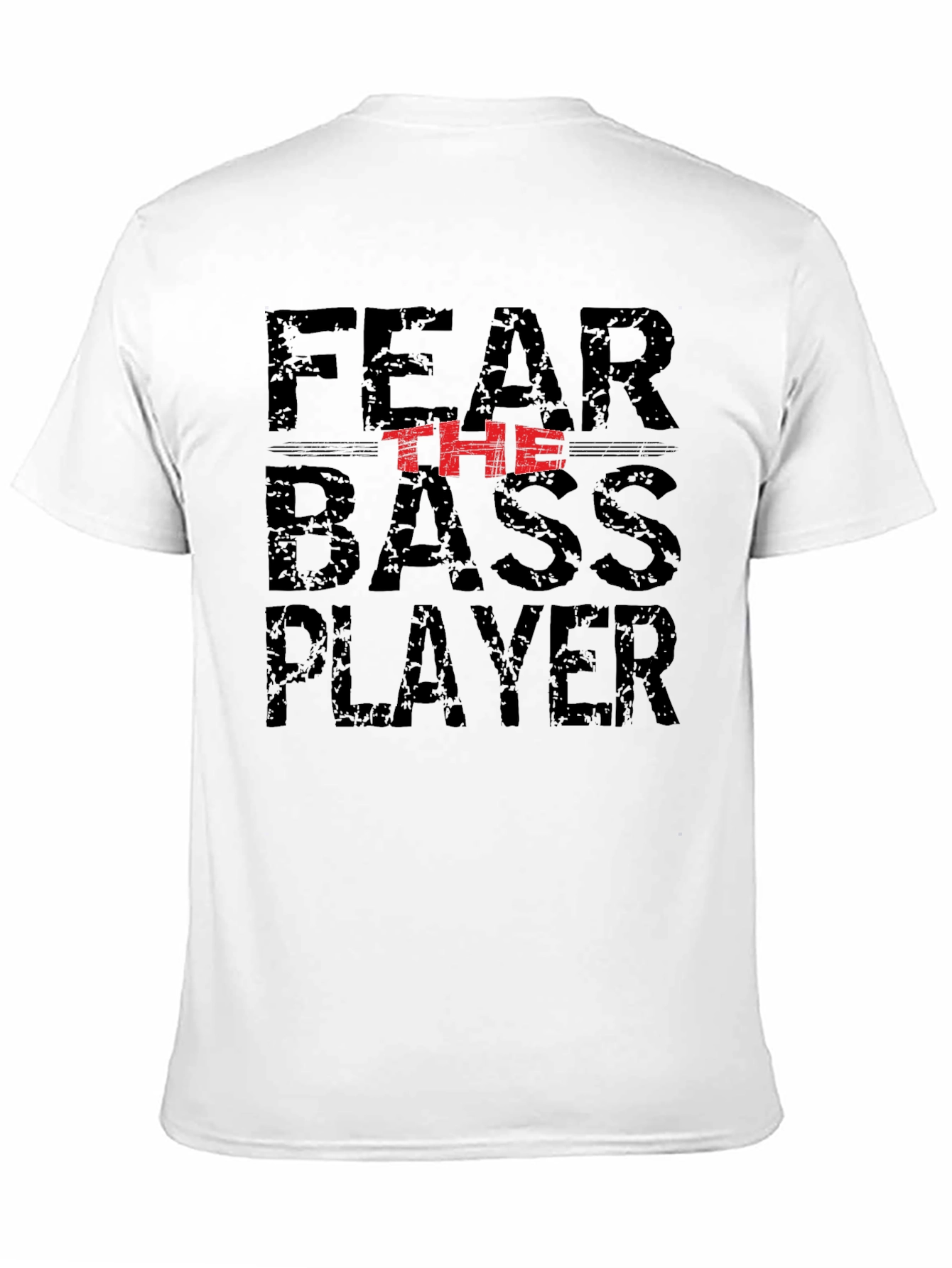 Fear The Bass Player Graphic Tee - Black