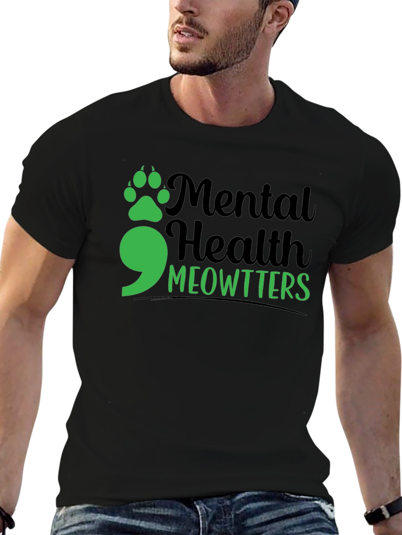 Mental Health Meowtters T-Shirt - Support Mental Health