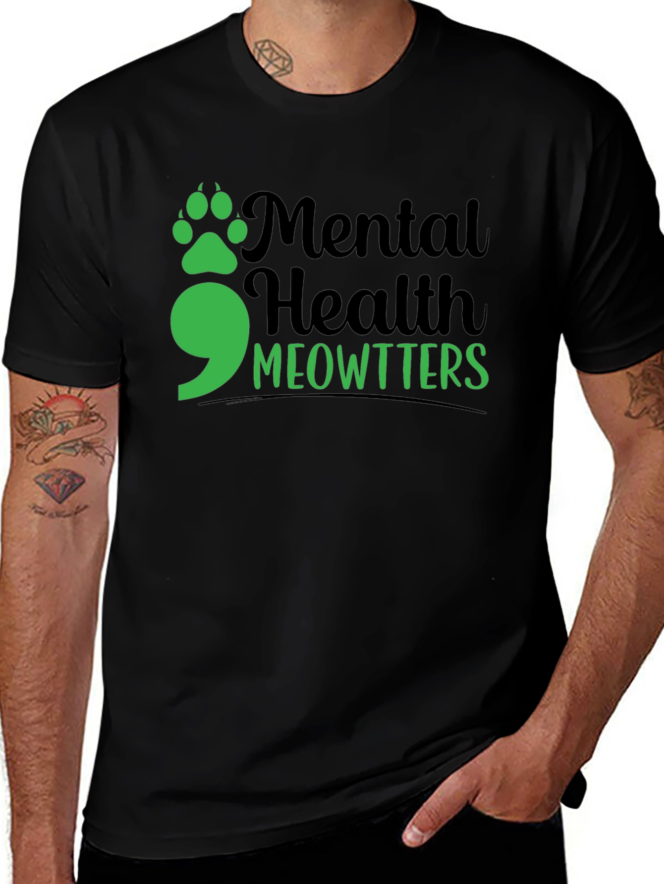 Mental Health Meowtters T-Shirt - Support Mental Health