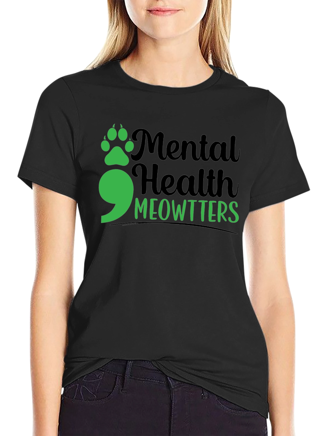 Mental Health Meowtters T-Shirt - Support Mental Health
