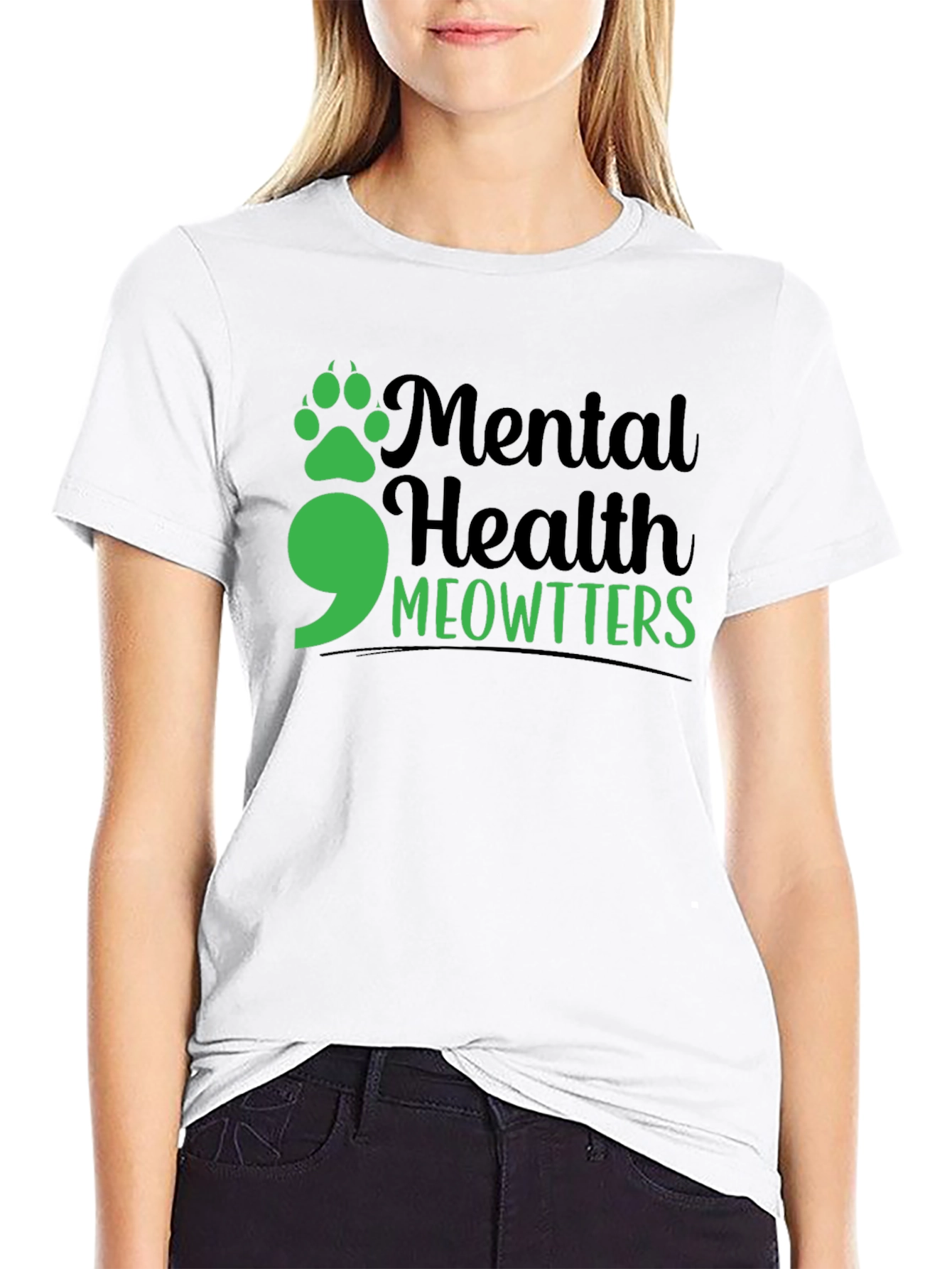 Mental Health Meowtters T-Shirt - Support Mental Health