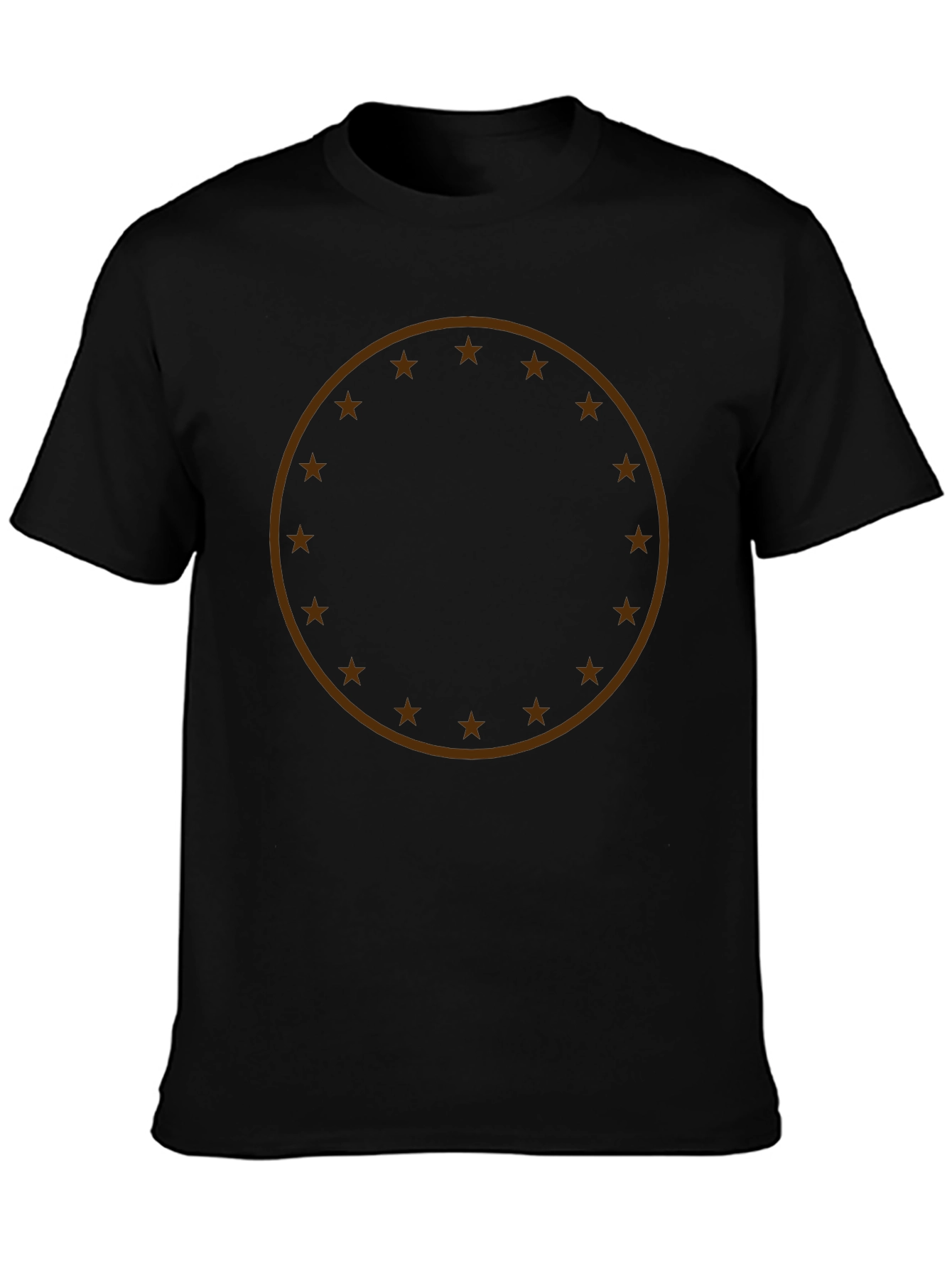 Star Circle Graphic T-Shirt - Modern Casual Tee