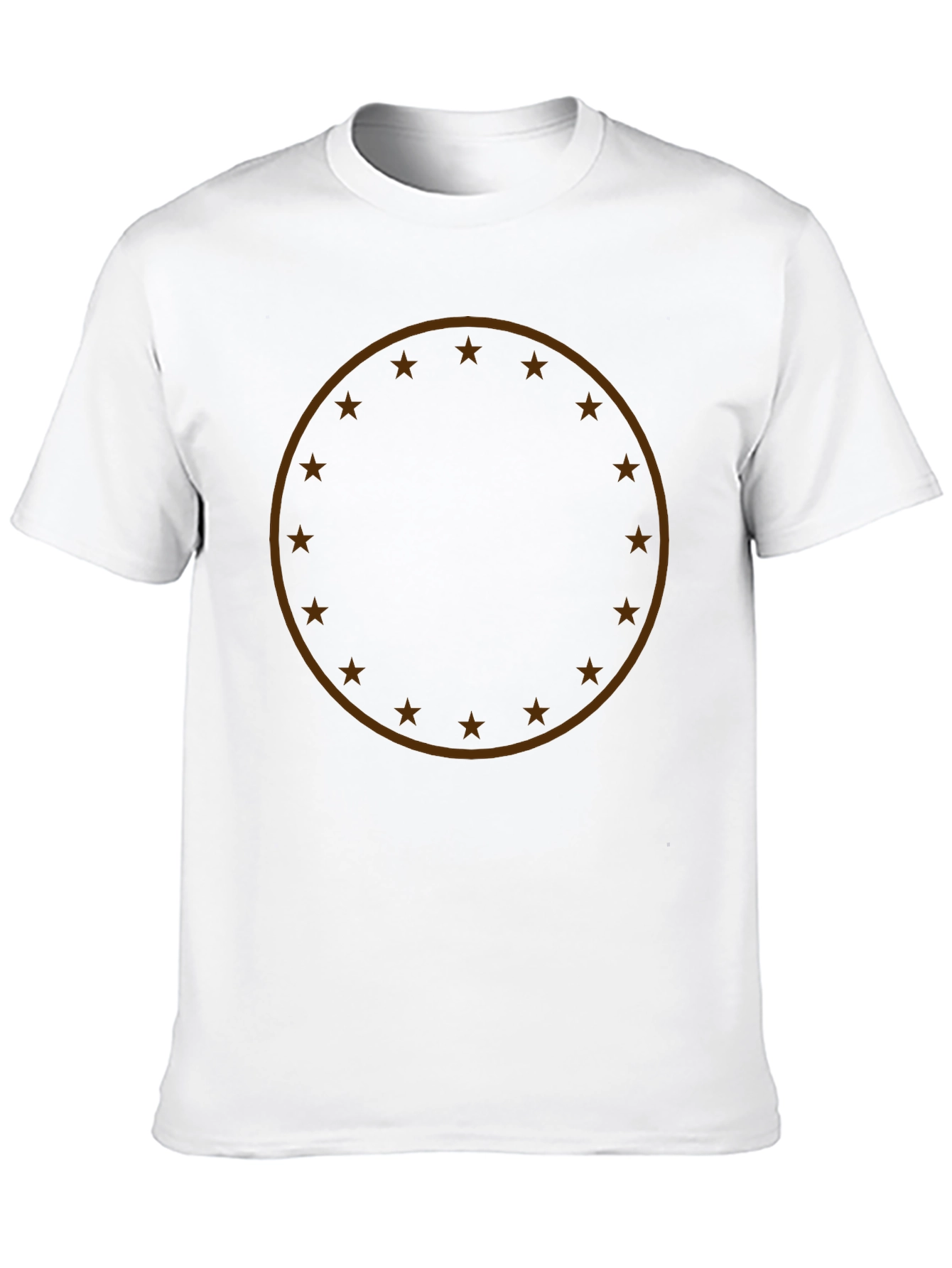 Star Circle Graphic T-Shirt - Modern Casual Tee
