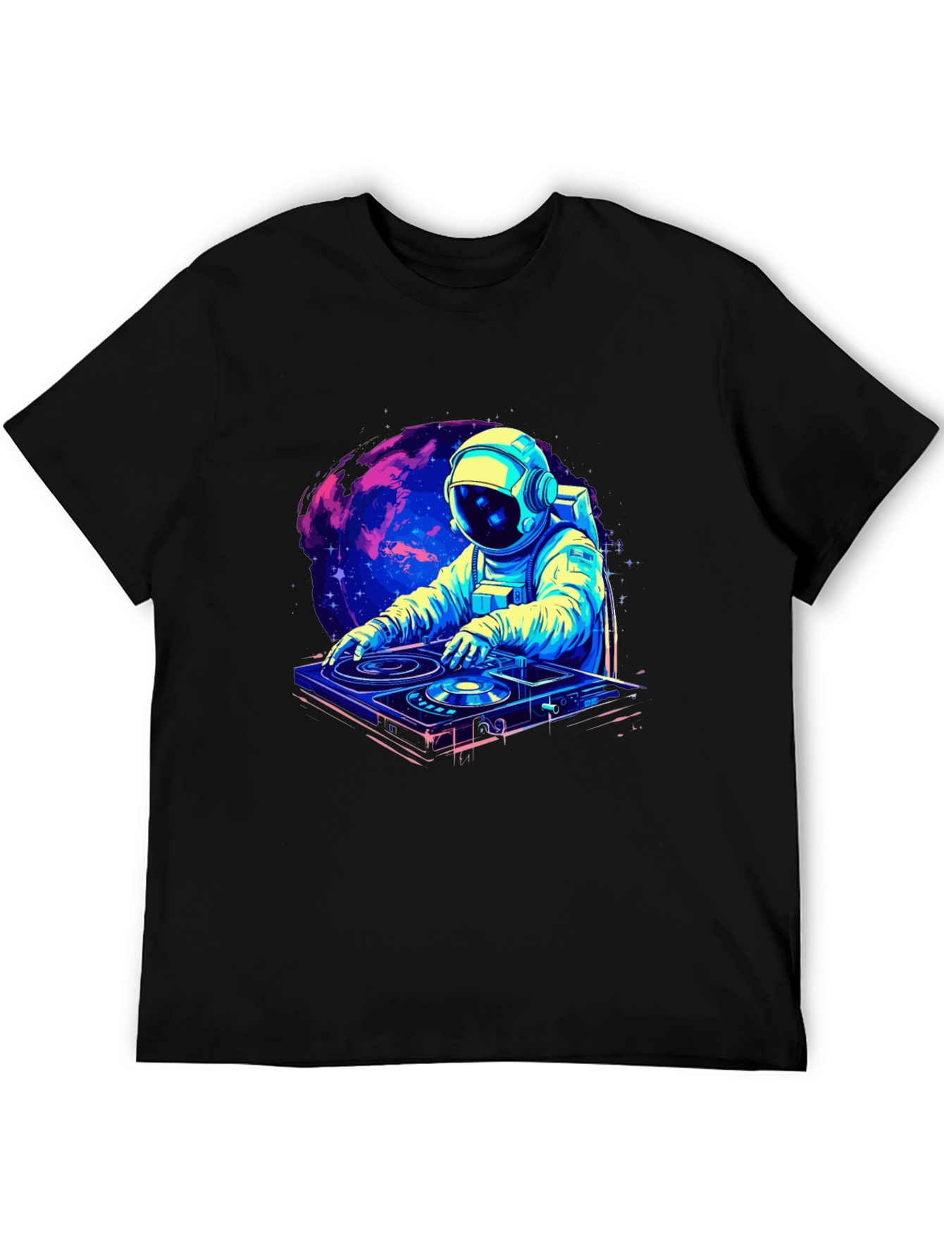DJ Astronaut T-Shirt - Space Rave Design