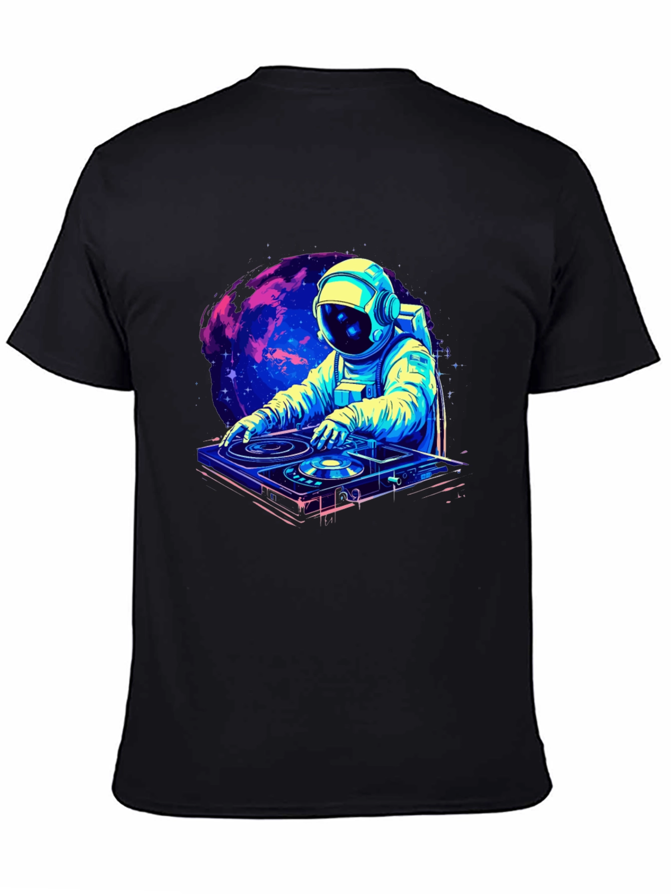 DJ Astronaut T-Shirt - Space Rave Design