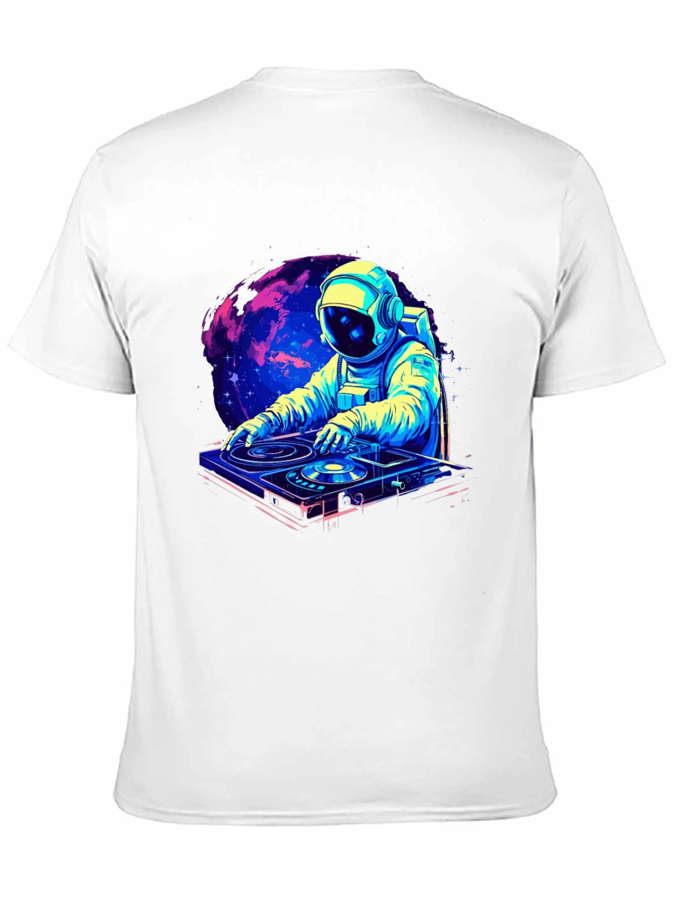 DJ Astronaut T-Shirt - Space Rave Design