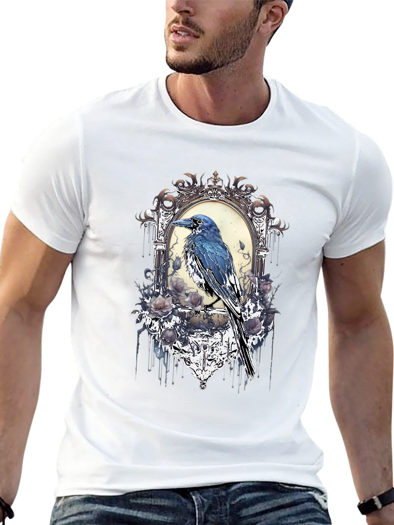 Raven Framed T-Shirt