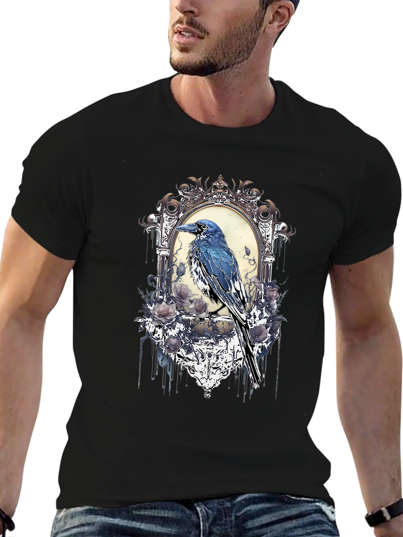 Raven Framed T-Shirt