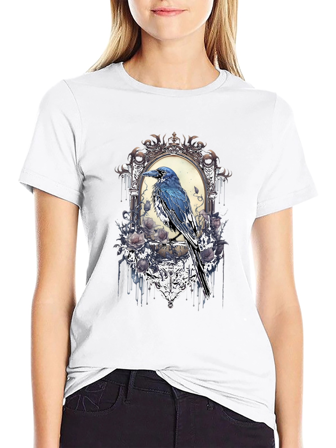 Raven Framed T-Shirt