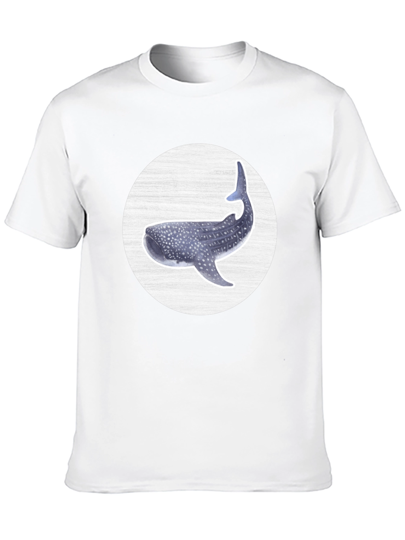 Whale Shark Graphic Tee - Black Cotton T-Shirt
