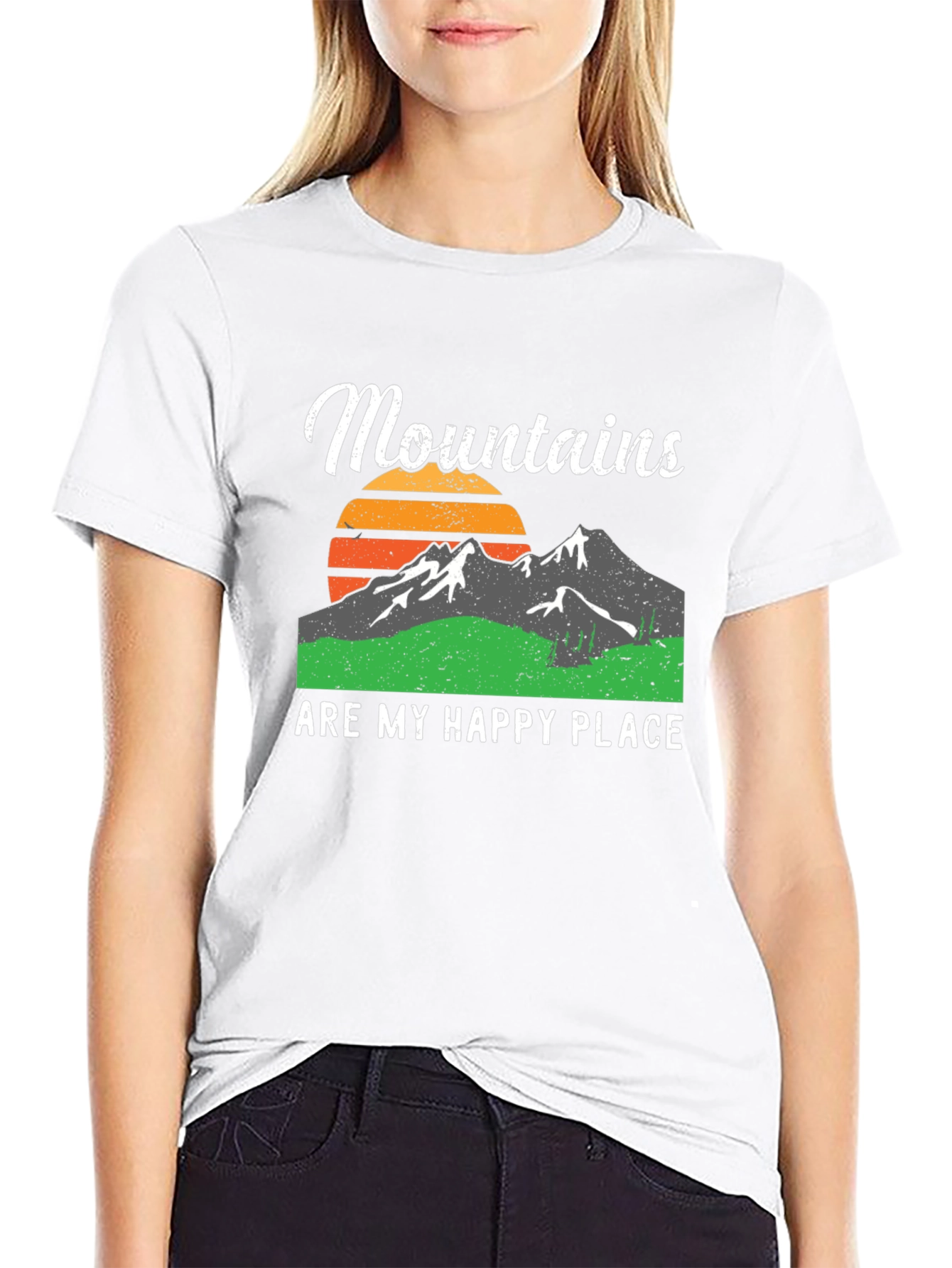 Mountains Are My Happy Place Graphic Tee