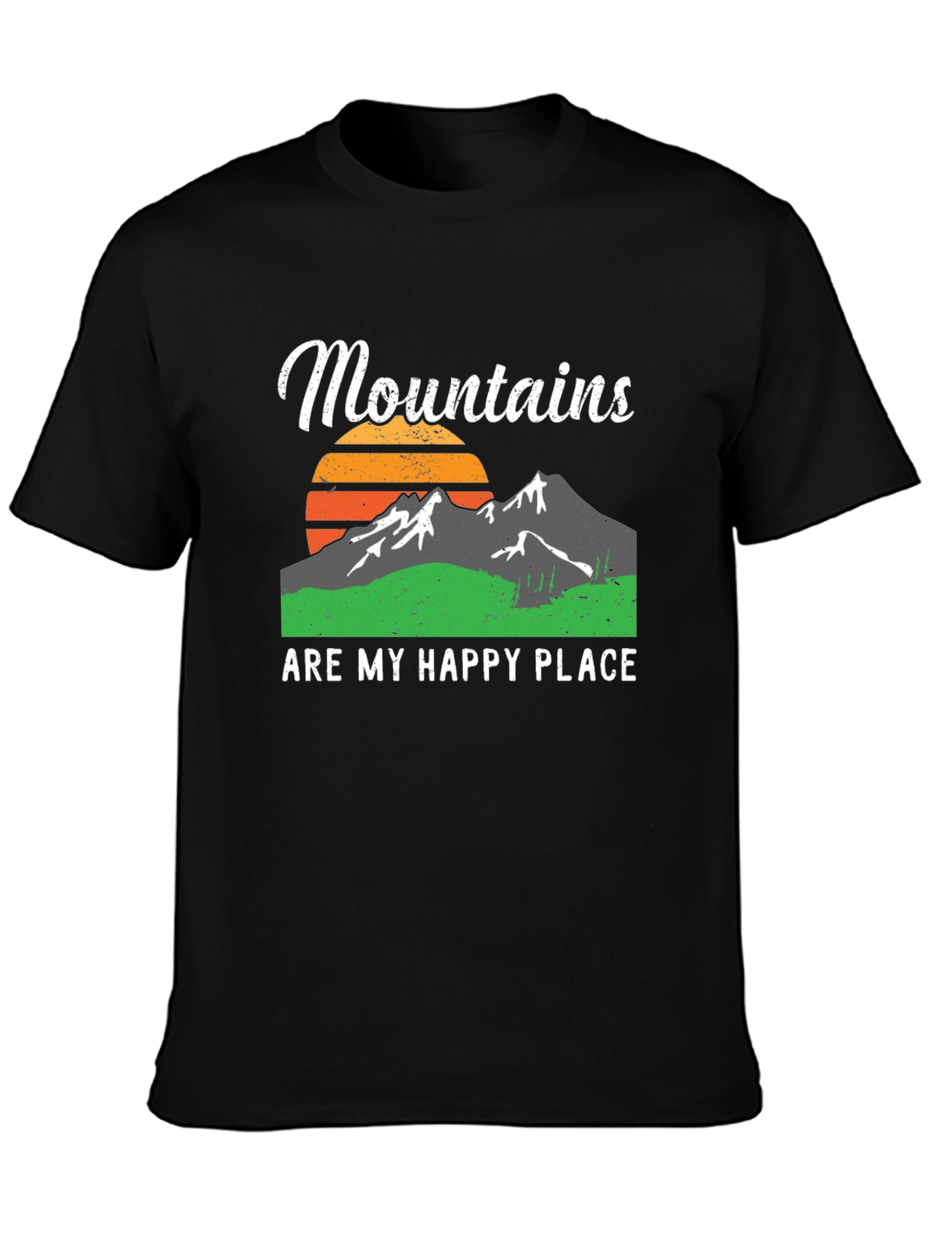 Mountains Are My Happy Place Graphic Tee