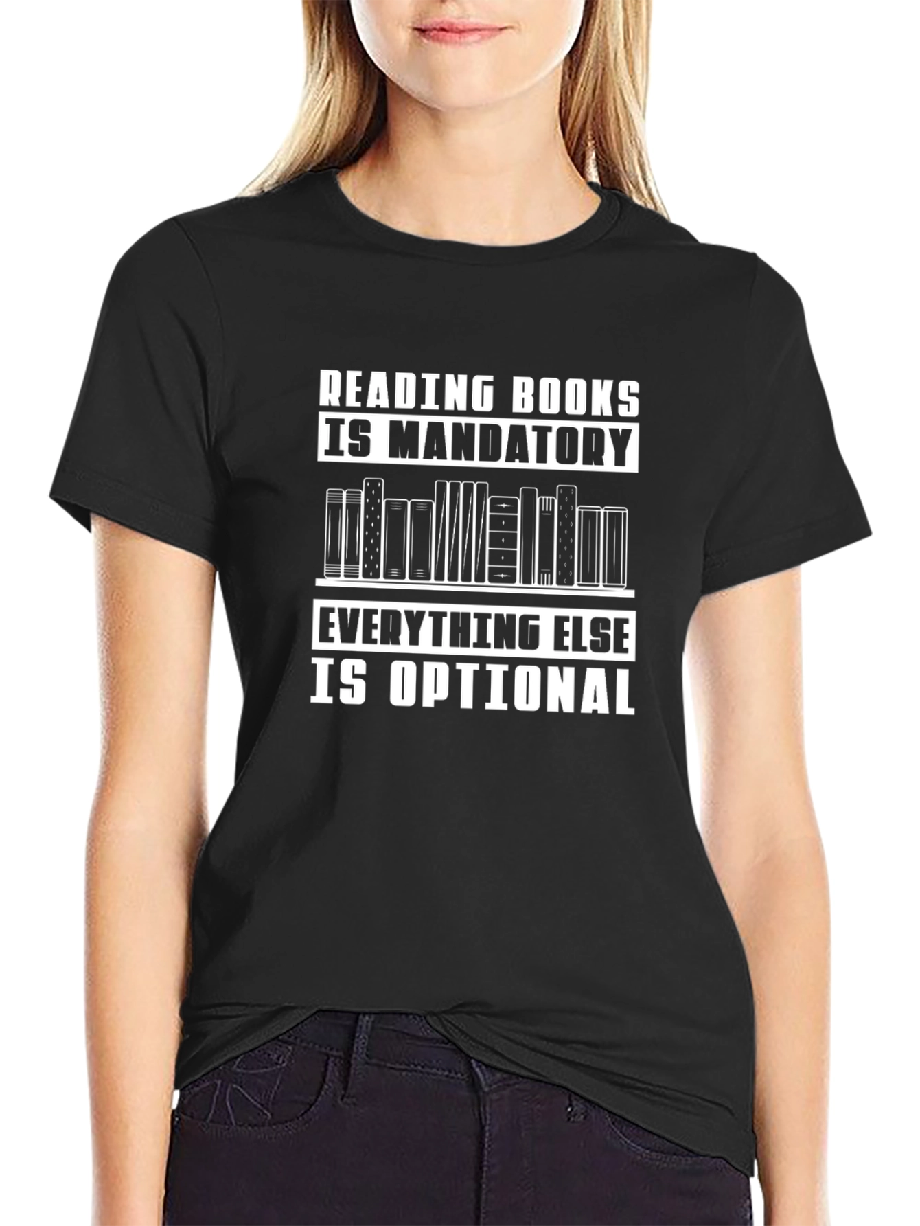 Reading is Mandatory T-Shirt