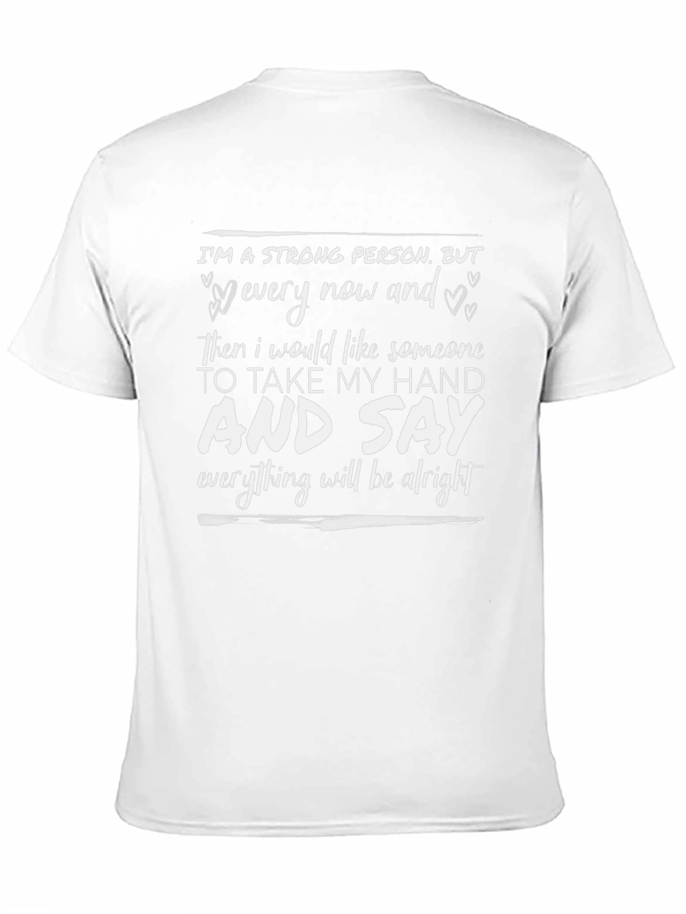 Im A Strong Person T-Shirt: Motivational Graphic Tee