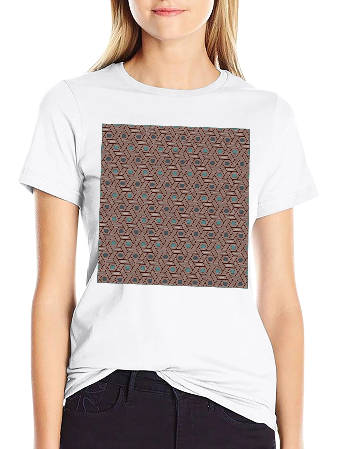Geometric Pattern T-Shirt