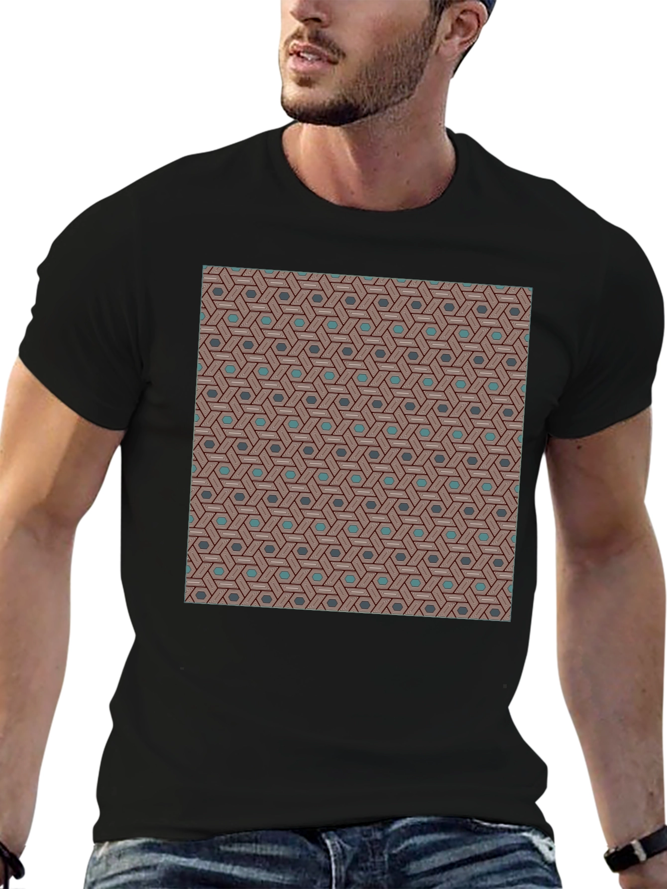 Geometric Pattern T-Shirt